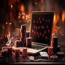 Filipino player browsing betpk55 sports and casino categories on mobile